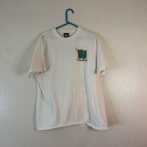 Vintage big Johnson White Graphic Tee XL